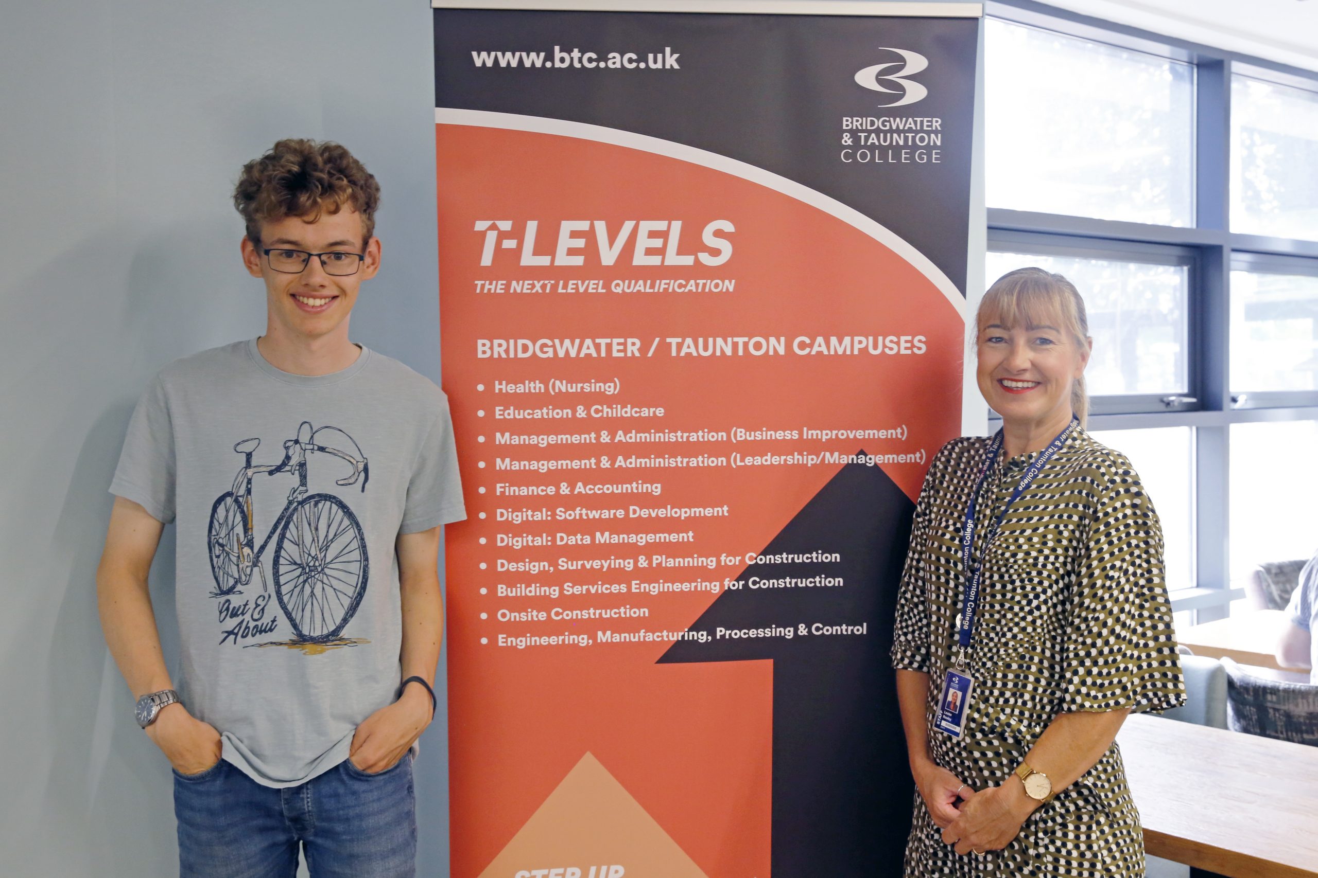 BTC Celebrates T Level Results Day Bridgwater & Taunton College